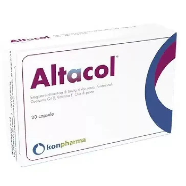 Altacol Integratore per il Colesterolo 20 Capsule - KONPHARMA