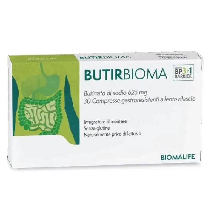 Butirbioma Integratore per Benessere Intestinale 30 Compresse - Biomalife