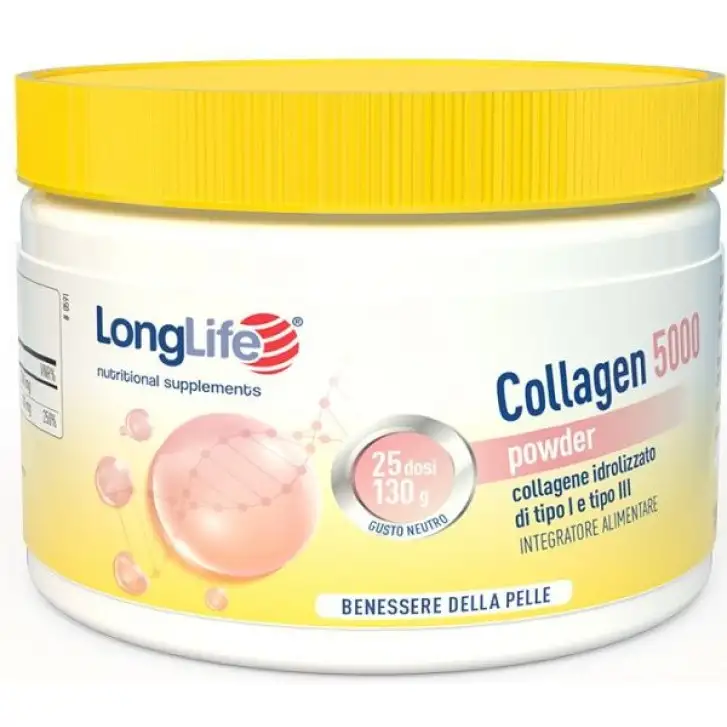 Collagen 5000 Integratore in Polvere per la Pelle - Longlife