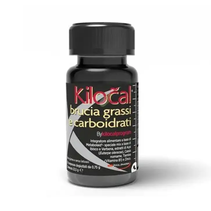 Kilocal Brucia Grassi e Carboidrati Integratore Controllo Peso 30 Compresse - Kilocal