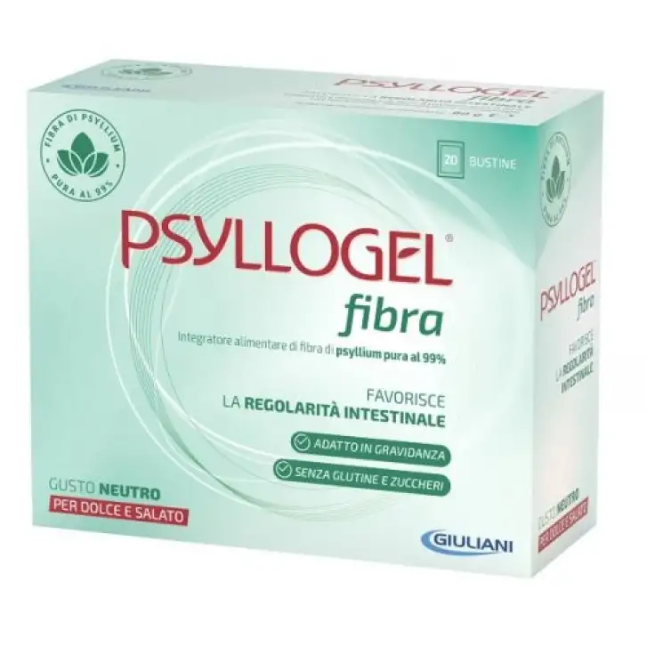 Psyllogel Fibra Integratore Regolarità Intestinale 20 Bustine - Psyllogel