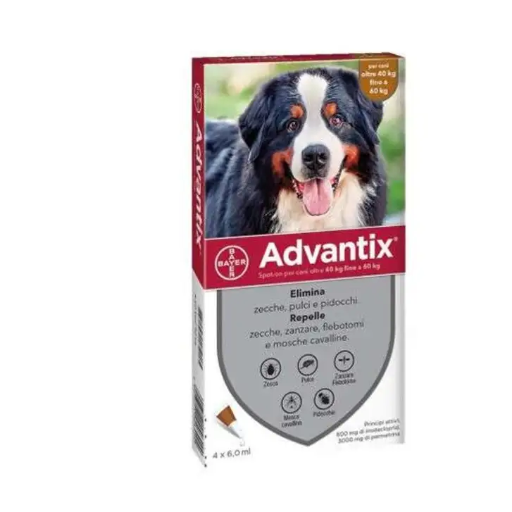 Advantix Spot-On Antiparassitario per Cani 40-60 kg - Advantix