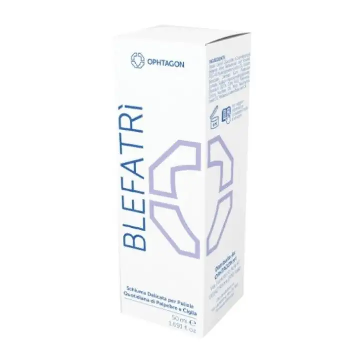 Blefatri' Schiuma Detergente Palpebre e Ciglia 50ml - Ophtagon