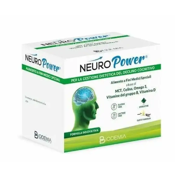 NeuroPower Integratore Supporto Cognitivo 20 Bustine - Biodemia