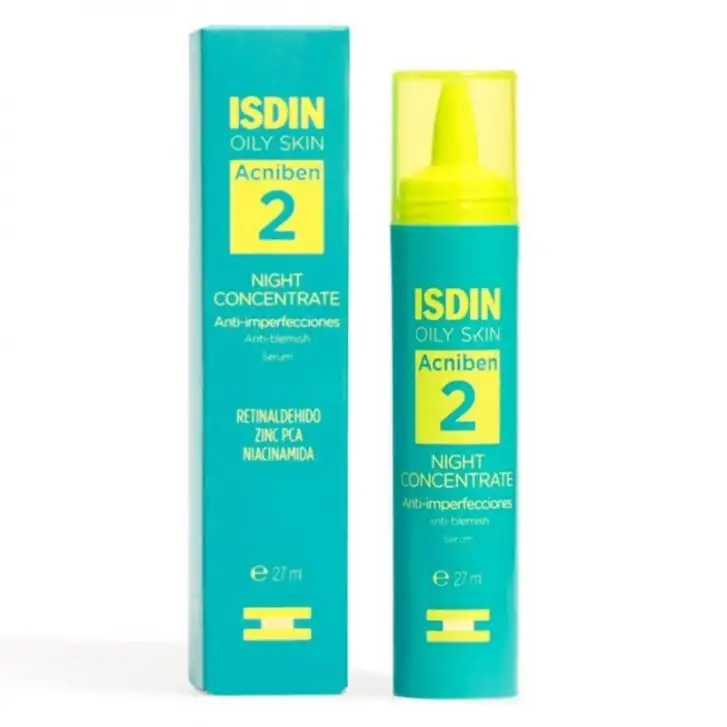 Acniben Oily Skin Night Concentrate Siero Notte Anti-Imperfezioni 27ml - Isdin