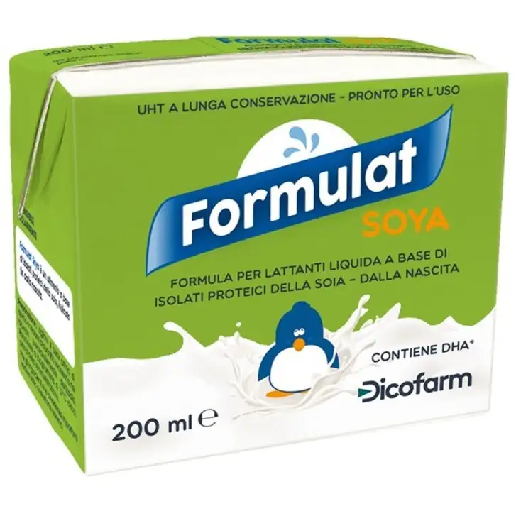 Formulat Soya Alimento Liquido per Lattanti 3 Brick da 200 ml - Formulat