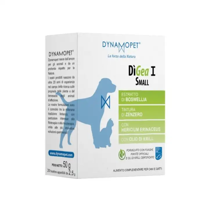 Digea I Small Alimento Complementare Cani e Gatti 20 Bustine - Dynamopet