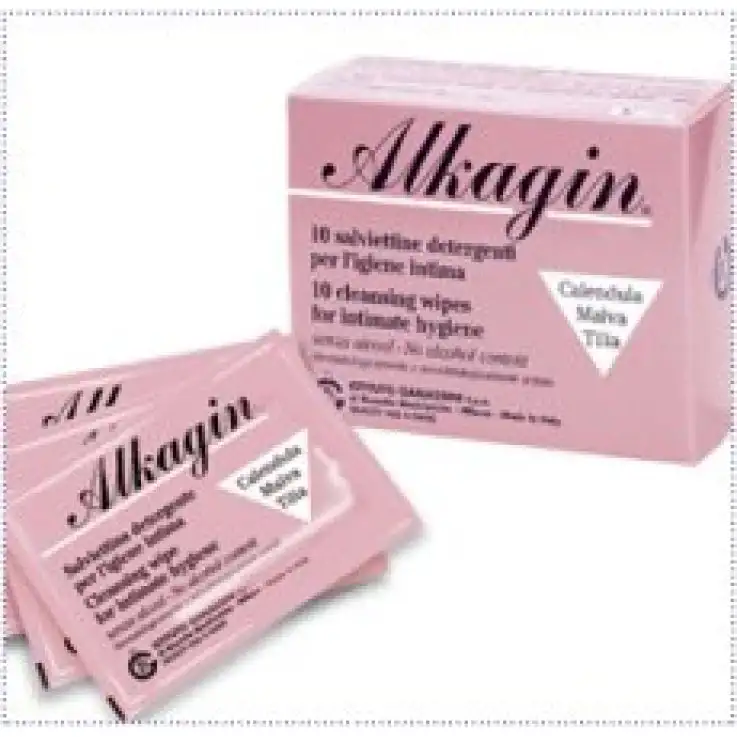 ALKAGIN SALVIETTE DETERGENTI PER IGIENE INTIMA MONOUSO 10 PEZZI
