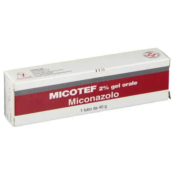 Micotef Gel Orale 2% Trattamento Candidosi 40 g