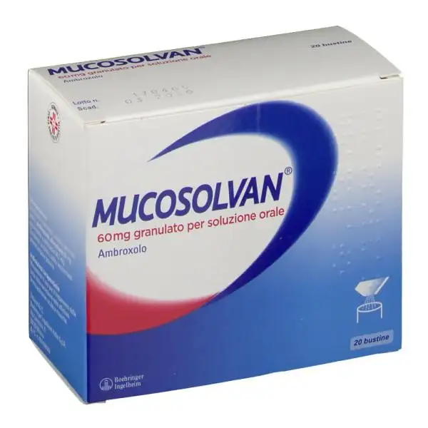 Mucosolvan 60mg Granulato Per Soluzione Orale 20 Bustine