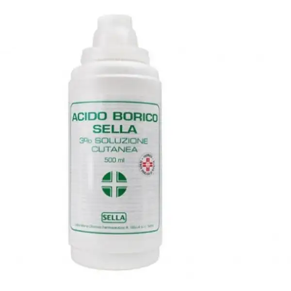 Acido Borico Sella 3% Soluzione Cutanea Flacone 500 ml