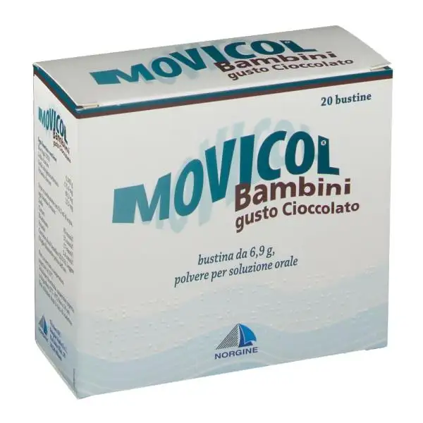 Movicol Cioccolato Bambini 20 Buste 6,9g