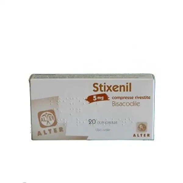 Stixenil 5 mg Bisacodile Stitichezza 20 Compresse Rivestite