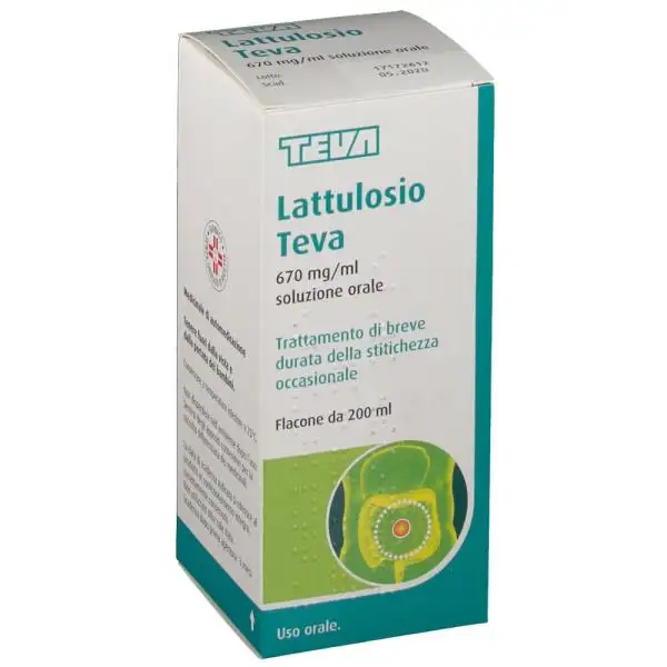 Lattulosio Teva Soluzione Orale 670mg/ml Flacone 200ml