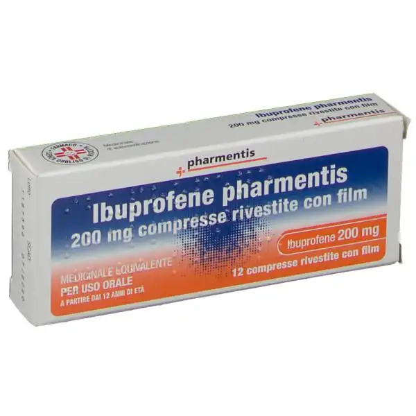 Ibuprofene Pharmamentis 200mg Antidolorifico Antinfiammatorio 12 Compresse