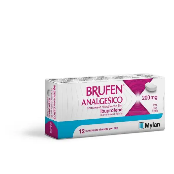 Brufen Analgesico 200mg Ibuprofene 12 Compresse Rivestite