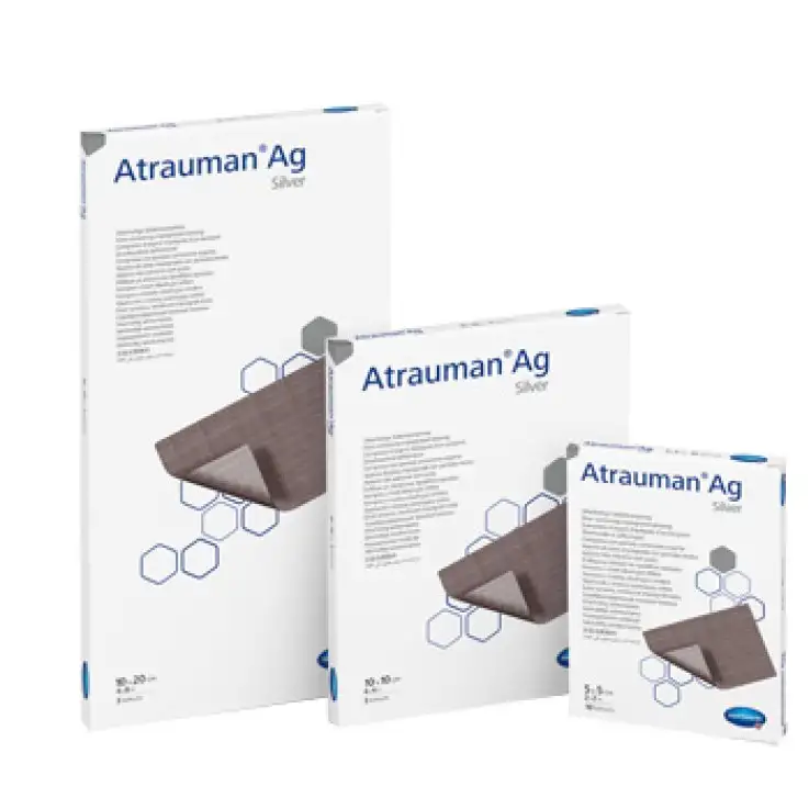 MEDICAZIONE CON ARGENTO ATRAUMAN AG 10X10CM 10 PEZZI