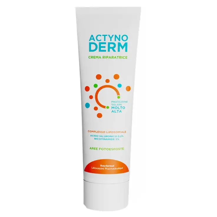 ACTYNODERM CREMA RIPARATRICE AREE FOTOESPOSTE FOTOPRETEZIONE50+ MOLTO ALTA 30 ML