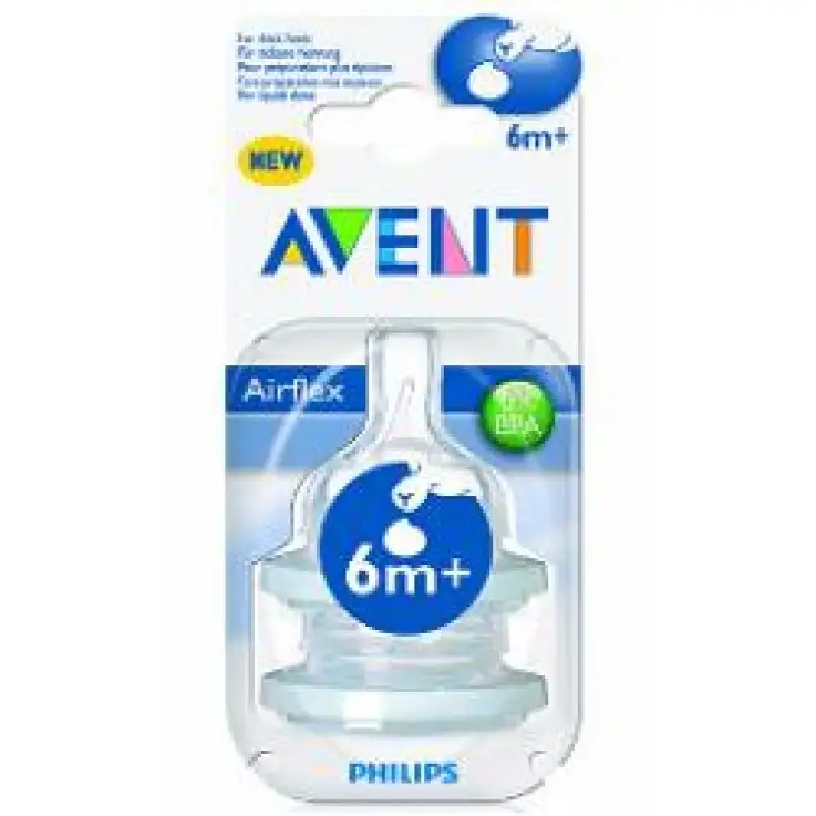 AVENT TETTARELLA FESSURA A Y PER LIQUIDI DENSI Y 2 PEZZI
