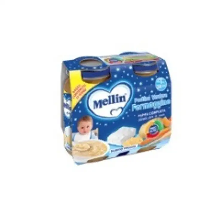 MELLIN CENA COMPLETA PASTINA VERDURE FORMAGGINO 2 PEZZI 200G