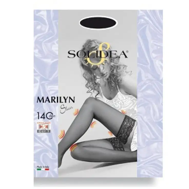CALZA AUTOREGGENTE MARILYN 140 SHEER GLACE' L