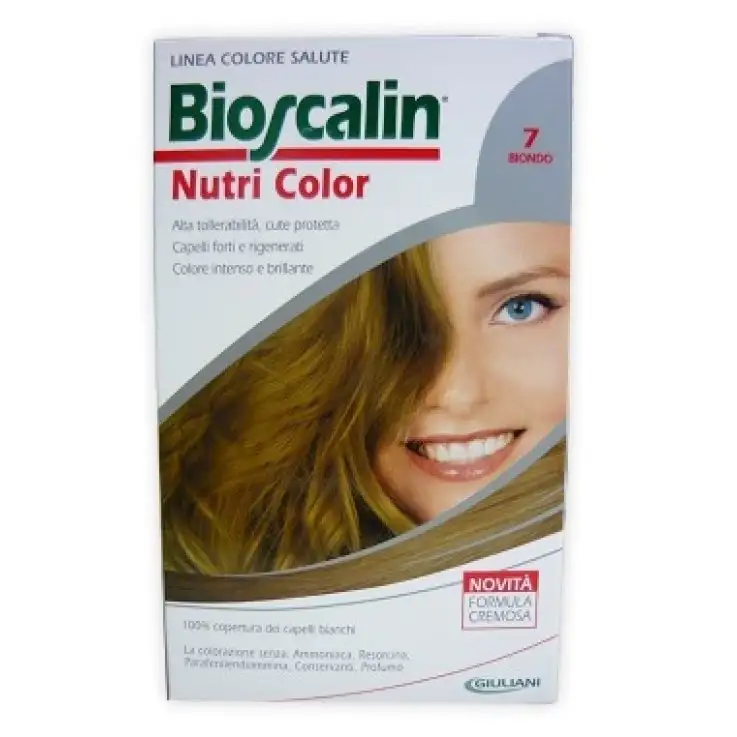 BIOSCALIN NUTRI COLOR 7 BIONDO SINCROB 124 ML