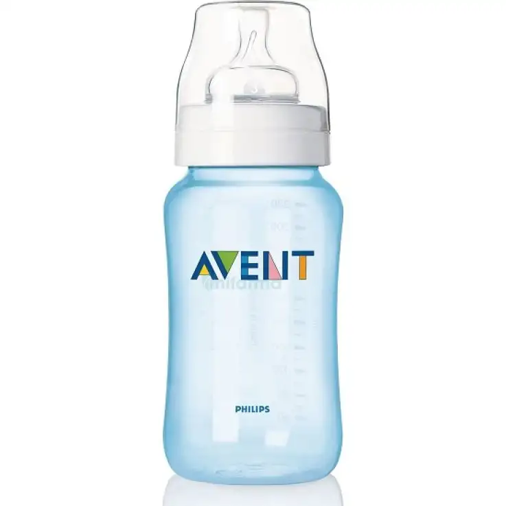 AVENT BIBERON NATURAL 330 ML IN POLIPROPILENE AZZURRO
