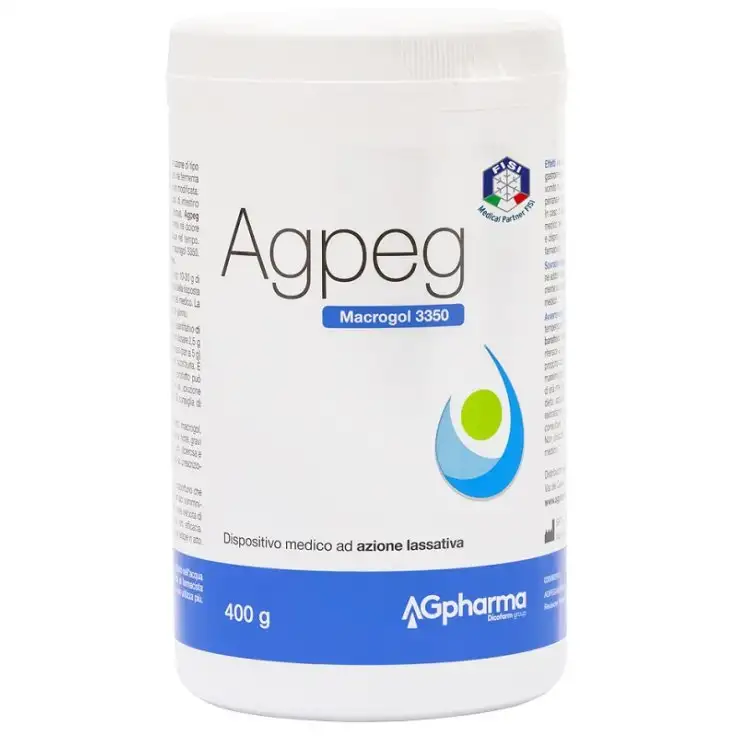 AGPEG MACROGOL 3350 BARATTOLO 400 G