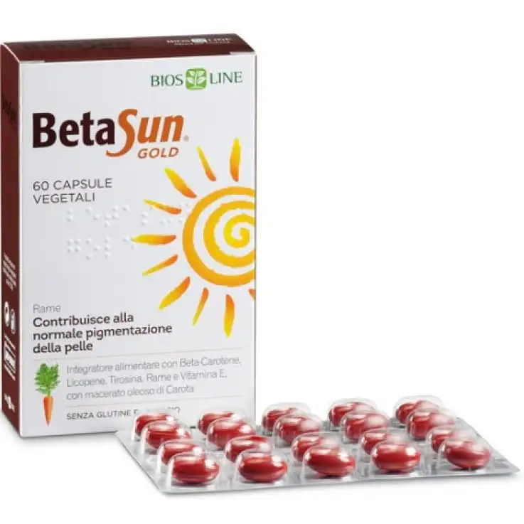 BIOSLINE BETA SUN GOLD 60 CAPSULE 34 G