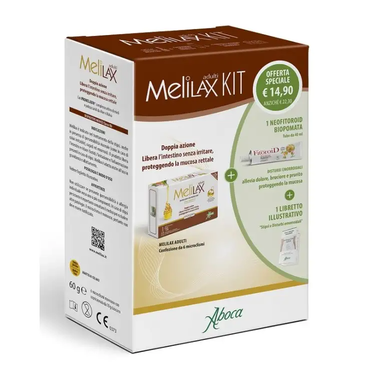 MELILAX ADULTI KIT COMPOSTO DA MELILAX ADULTI + NEOOFITOROIDPOMATA