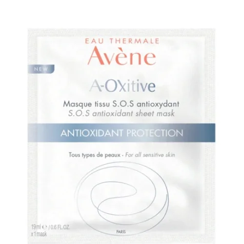 Avène A-Oxitive Maschera in Tessuto 1 Pezzo 18 ml - Maschera SOS Antiossidante