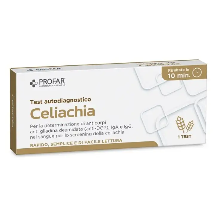 PROFAR TEST CELIACHIA TEST RAPIDO IMMUNOCROMATROGRAFICO A FLUSSO LATERALE 1 PEZZO