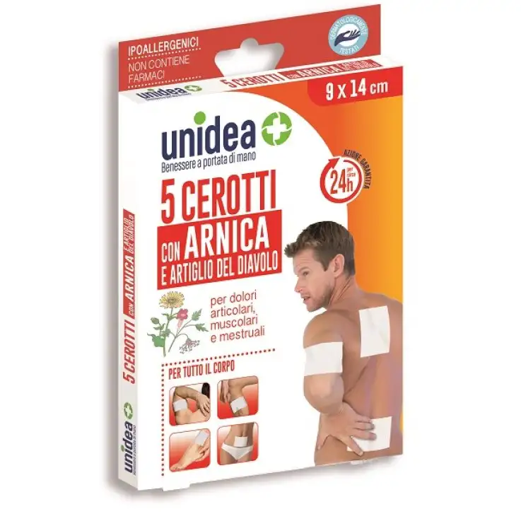 CEROTTO ANTIREUMATICO ALL'ARNICA UNIDEA 5 PEZZI