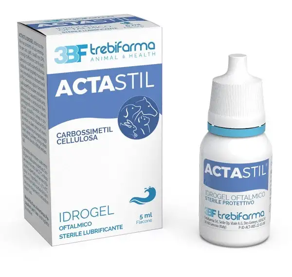 Actastil soluzione oftalmica gocce oculari protettive idratanti eutrofiche lubrificanti 5 ml