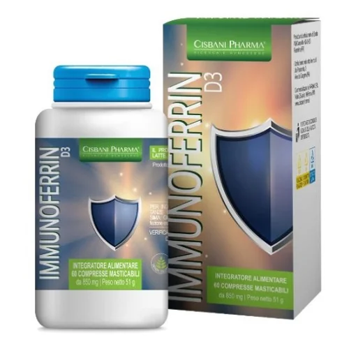 Immunoferrin D3 60 Compresse Masticabili