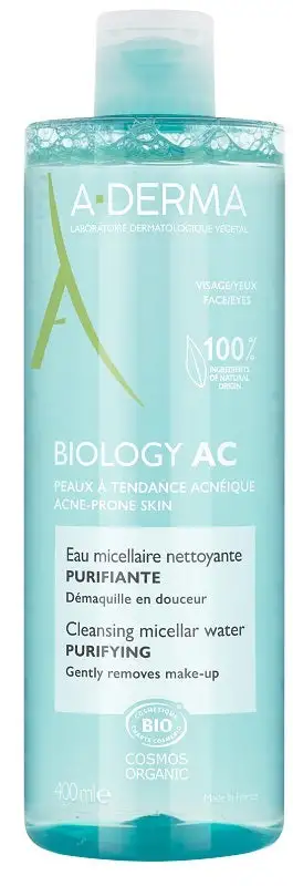 Aderma biology ac acqua micellare detergente purificante 400 ml