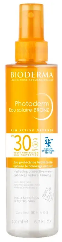 Photoderm eau solaire bronz spf30
