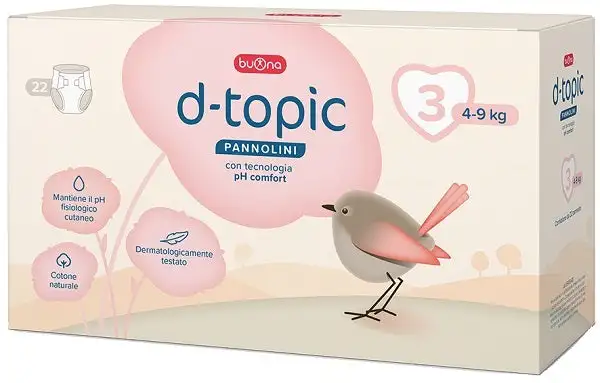 D-topic pannolini taglia 3 22 pezzi