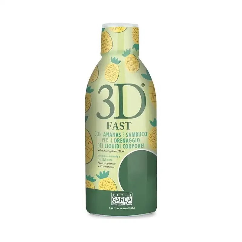 3d fast 500 ml - integratore per il drenaggio dei liquidi corporei
