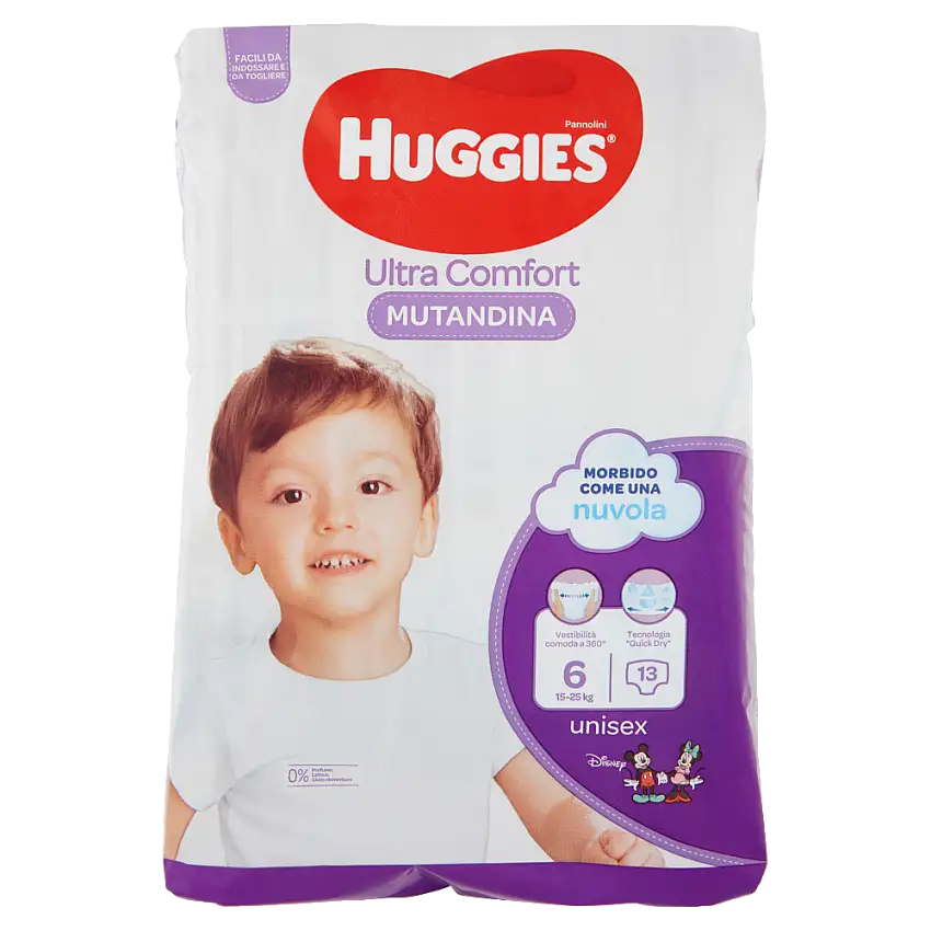 HUGGIES DIAPER PANT BASE 6 13P