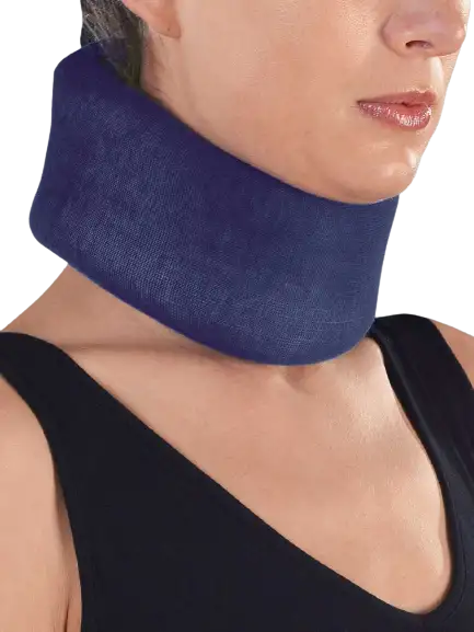 RO+TEN Collare Cervicale Gommapiuma L  cm 8 Blu
