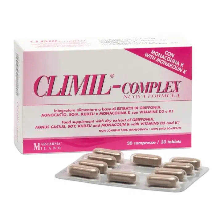 Climil Complex integratore per la menopausa 30 compresse