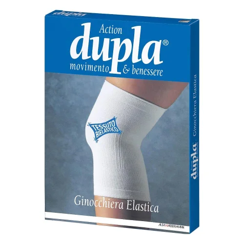 DUPLA Ginocch.Elast.Bianca L