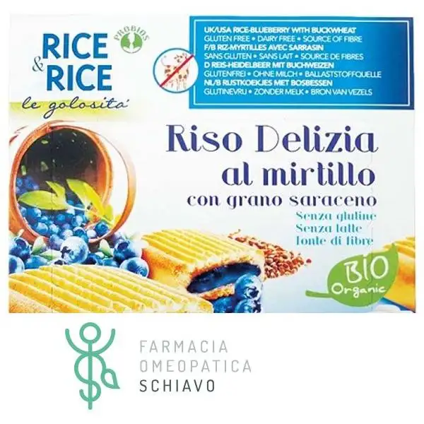 Rice&Rice Riso Delizia Al Mirtillo Con Grano Saraceno Biologico 6x33 g
