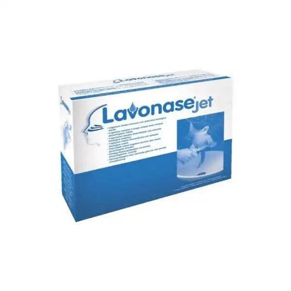 Lavonase Jet Lavaggio Cavità Nasali 6 Sacche Da 250 ml + 6 Dispositivi Per Irrigazione Nasale