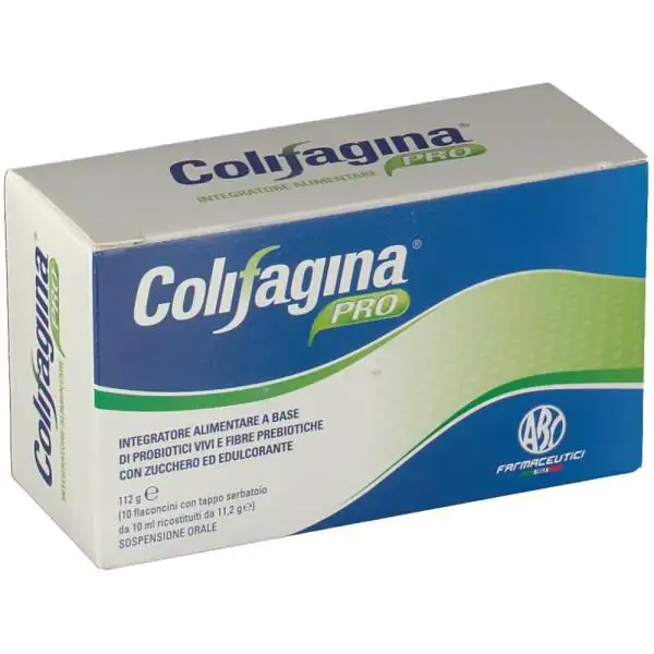 Colifagina Pro Integratore Probiotico 10 Flaconcini Con Tappo Serbatoio