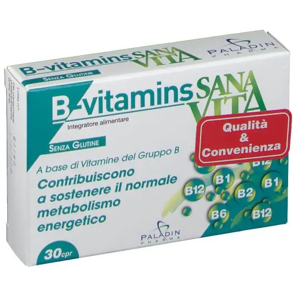 Sanavita B-Vitamins Integratore 30Compresse