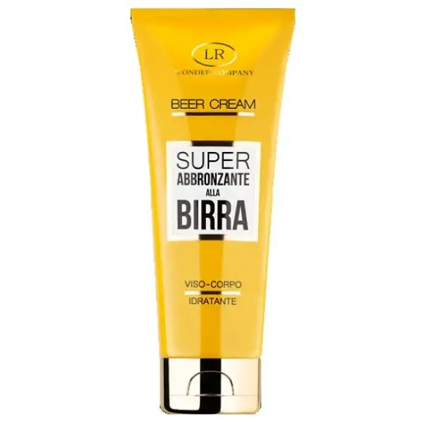 Lr wonder company beer cream super abbronzante alla birra 100ml