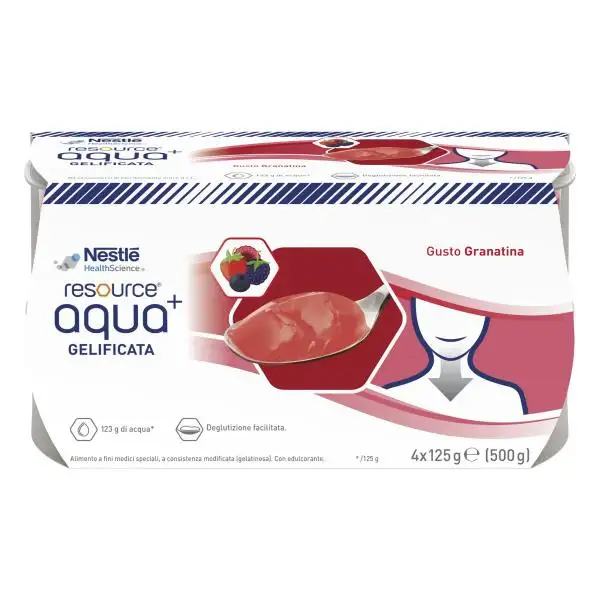 Nestlé Resource Bevanda Gelificata Gusto Granatina 4x125 ml