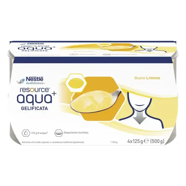 Nestlé Resource Bevanda Gelificata Gusto Limone 4x125 ml